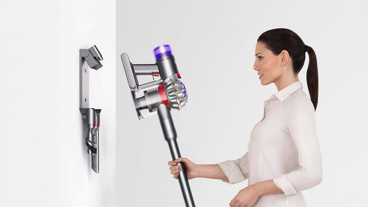 Cordless Stick Vacuum Cleaner 130 AW 40 Min Runtime Silver/Nickel